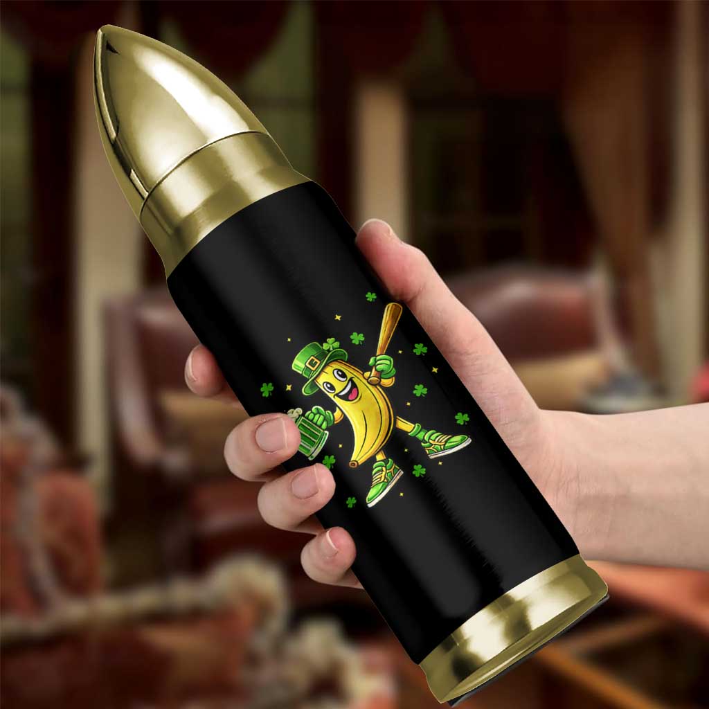 Funny Banana Baseball Player Gift Bullet Tumbler St Patricks Day