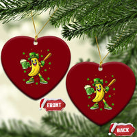 Funny Banana Baseball Player Gift Ceramic Ornament St Patricks Day