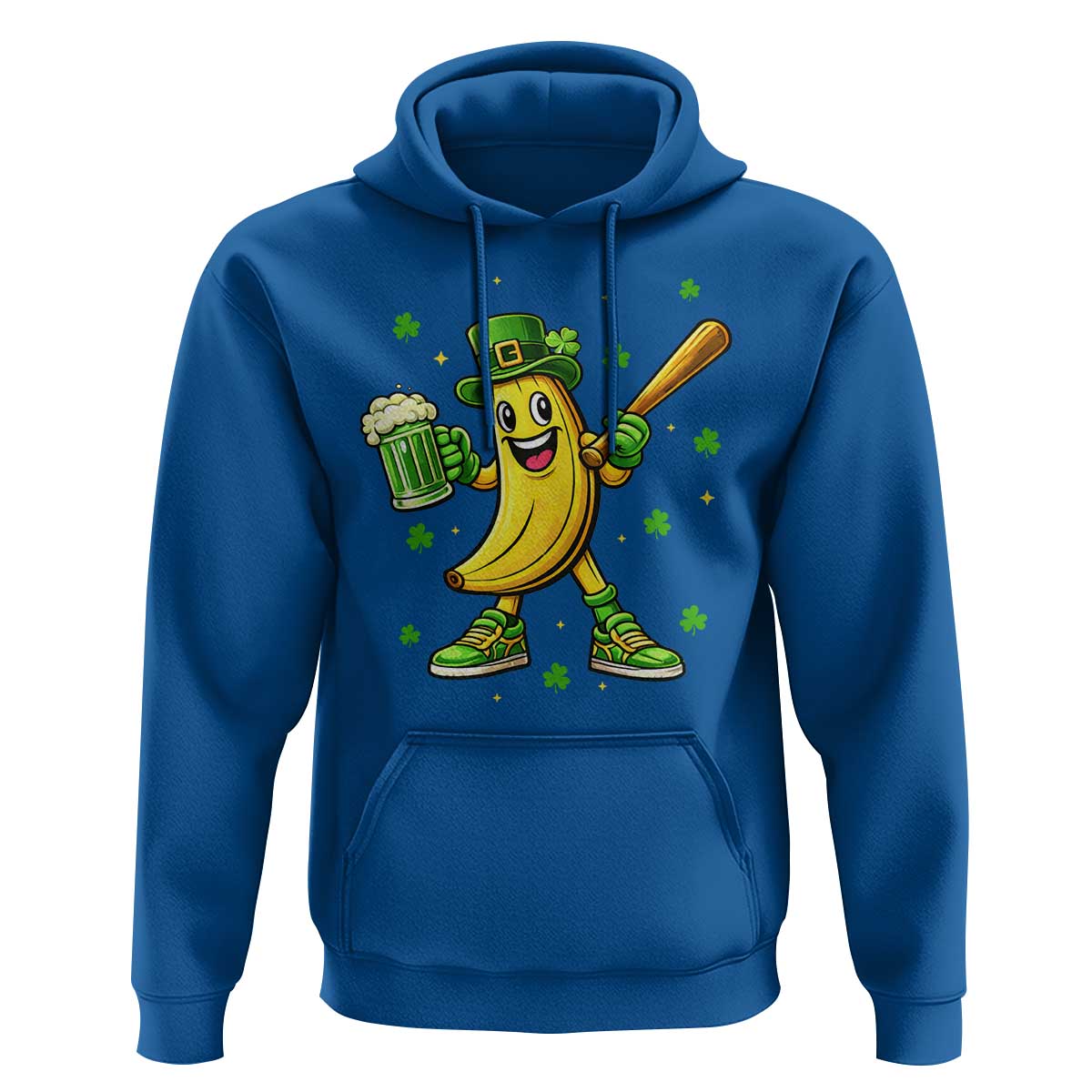 Funny Banana Baseball Player Gift Hoodie St Patricks Day