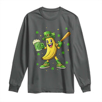 Funny Banana Baseball Player Gift Long Sleeve Shirt St Patricks Day