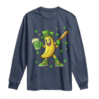 Funny Banana Baseball Player Gift Long Sleeve Shirt St Patricks Day