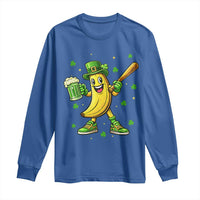 Funny Banana Baseball Player Gift Long Sleeve Shirt St Patricks Day