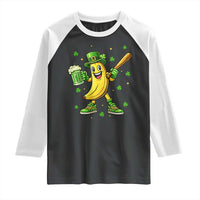 Funny Banana Baseball Player Gift Raglan Shirt St Patricks Day