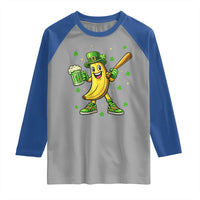 Funny Banana Baseball Player Gift Raglan Shirt St Patricks Day