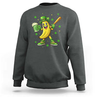 Funny Banana Baseball Player Gift Sweatshirt St Patricks Day
