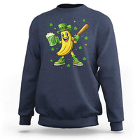 Funny Banana Baseball Player Gift Sweatshirt St Patricks Day