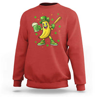 Funny Banana Baseball Player Gift Sweatshirt St Patricks Day