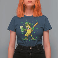 Funny Banana Baseball Player Gift T Shirt For Women St Patricks Day