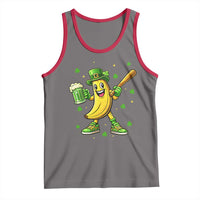 Funny Banana Baseball Player Gift Tank Top St Patricks Day