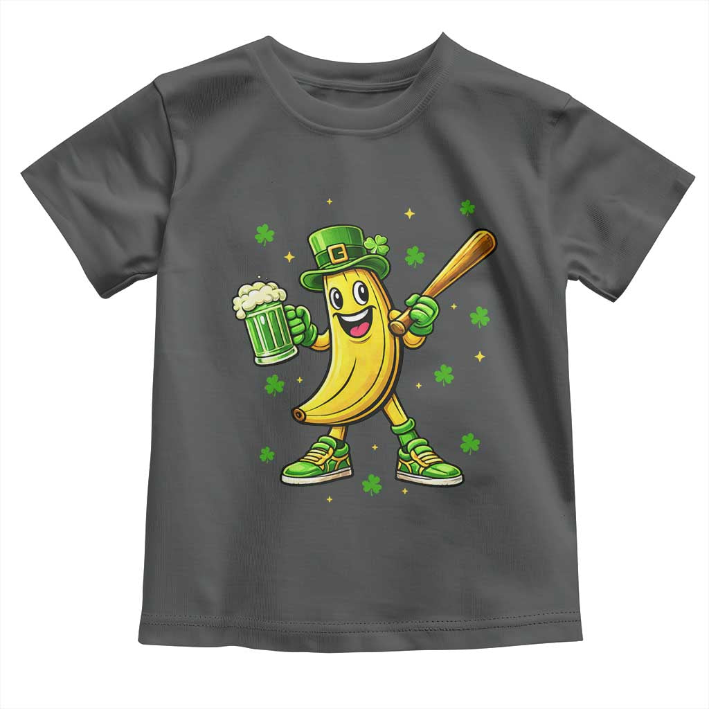 Funny Banana Baseball Player Gift Toddler T Shirt St Patricks Day