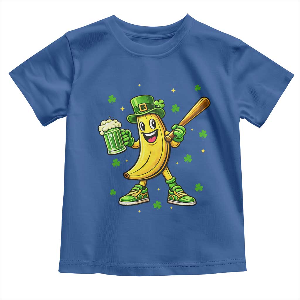 Funny Banana Baseball Player Gift Toddler T Shirt St Patricks Day