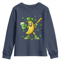 Funny Banana Baseball Player Gift Youth Sweatshirt St Patricks Day