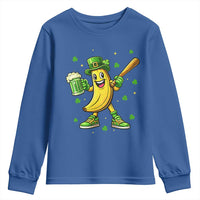 Funny Banana Baseball Player Gift Youth Sweatshirt St Patricks Day