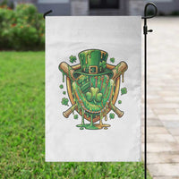 Slimy Shamrock Baseball Glove Garden Flag St Patricks Day Gift