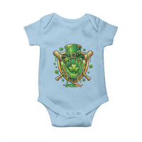 Slimy Shamrock Baseball Glove Baby Onesie St Patricks Day Gift