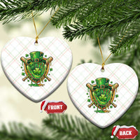 Slimy Shamrock Baseball Glove Ceramic Ornament St Patricks Day Gift