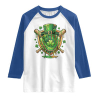 Slimy Shamrock Baseball Glove Raglan Shirt St Patricks Day Gift