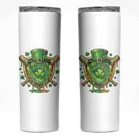 Slimy Shamrock Baseball Glove Skinny Tumbler St Patricks Day Gift