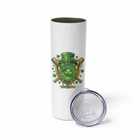 Slimy Shamrock Baseball Glove Skinny Tumbler St Patricks Day Gift