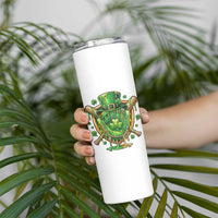 Slimy Shamrock Baseball Glove Skinny Tumbler St Patricks Day Gift