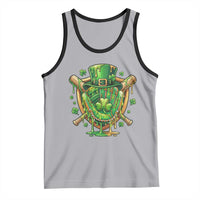 Slimy Shamrock Baseball Glove Tank Top St Patricks Day Gift