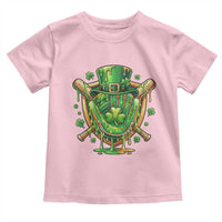 Slimy Shamrock Baseball Glove Toddler T Shirt St Patricks Day Gift