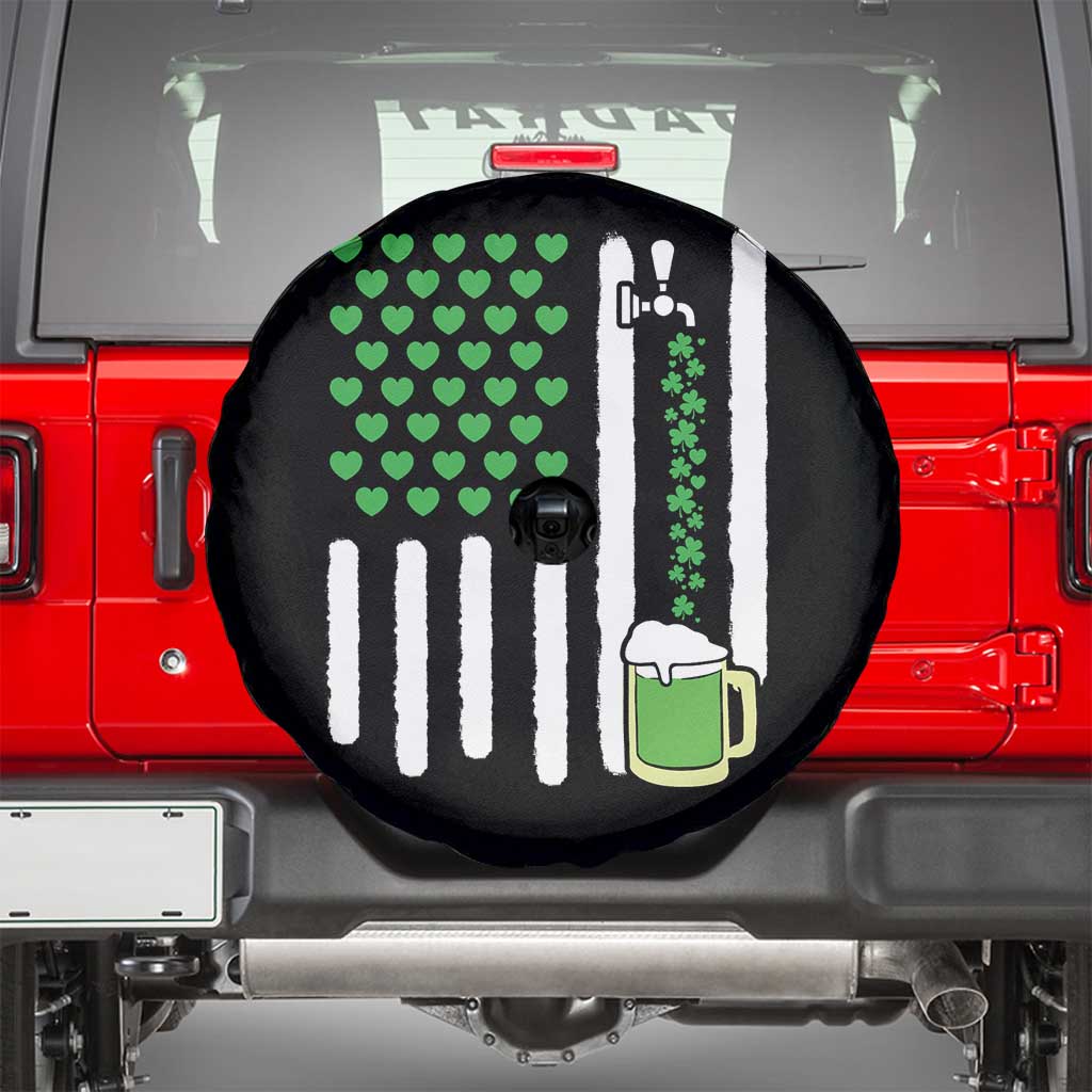 St Patricks Day Irish American Pride Gift Spare Tire Cover