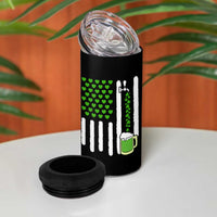 St Patricks Day Irish American Pride Gift 4 in 1 Can Cooler Tumbler