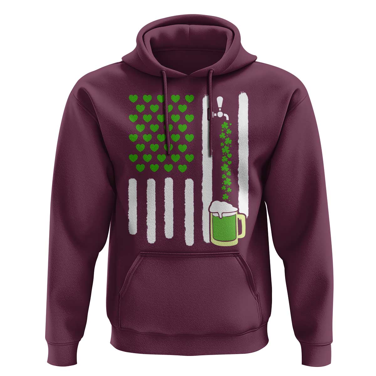 St Patricks Day Irish American Pride Gift Hoodie