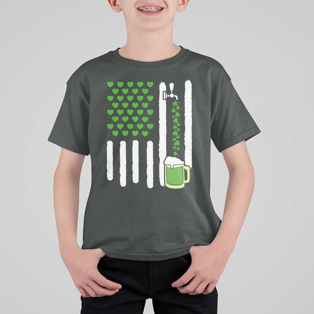 St Patricks Day Irish American Pride Gift T Shirt For Kid