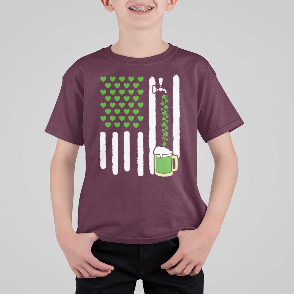St Patricks Day Irish American Pride Gift T Shirt For Kid