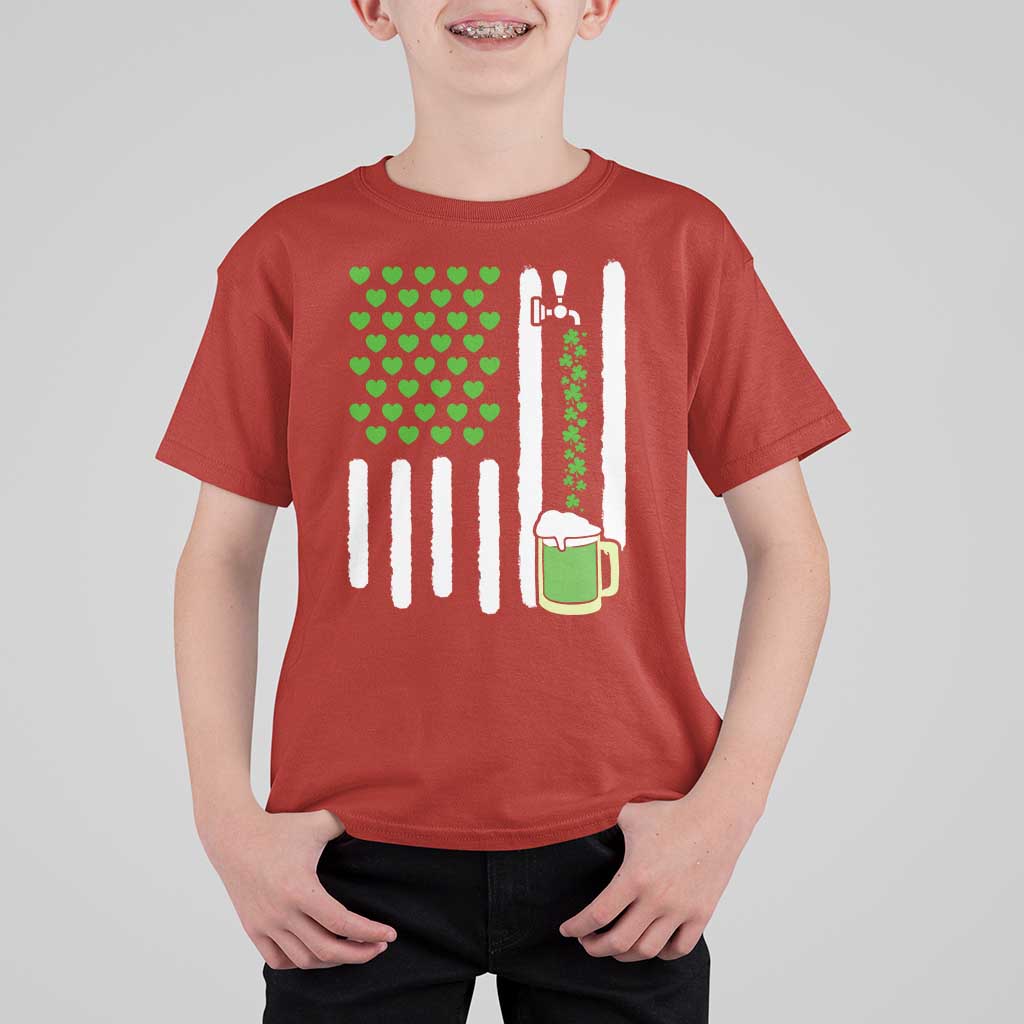 St Patricks Day Irish American Pride Gift T Shirt For Kid
