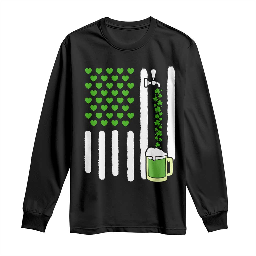 St Patricks Day Irish American Pride Gift Long Sleeve Shirt