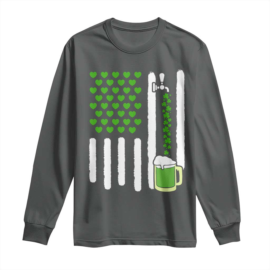 St Patricks Day Irish American Pride Gift Long Sleeve Shirt