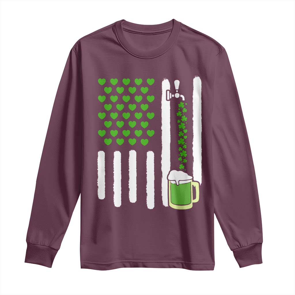 St Patricks Day Irish American Pride Gift Long Sleeve Shirt