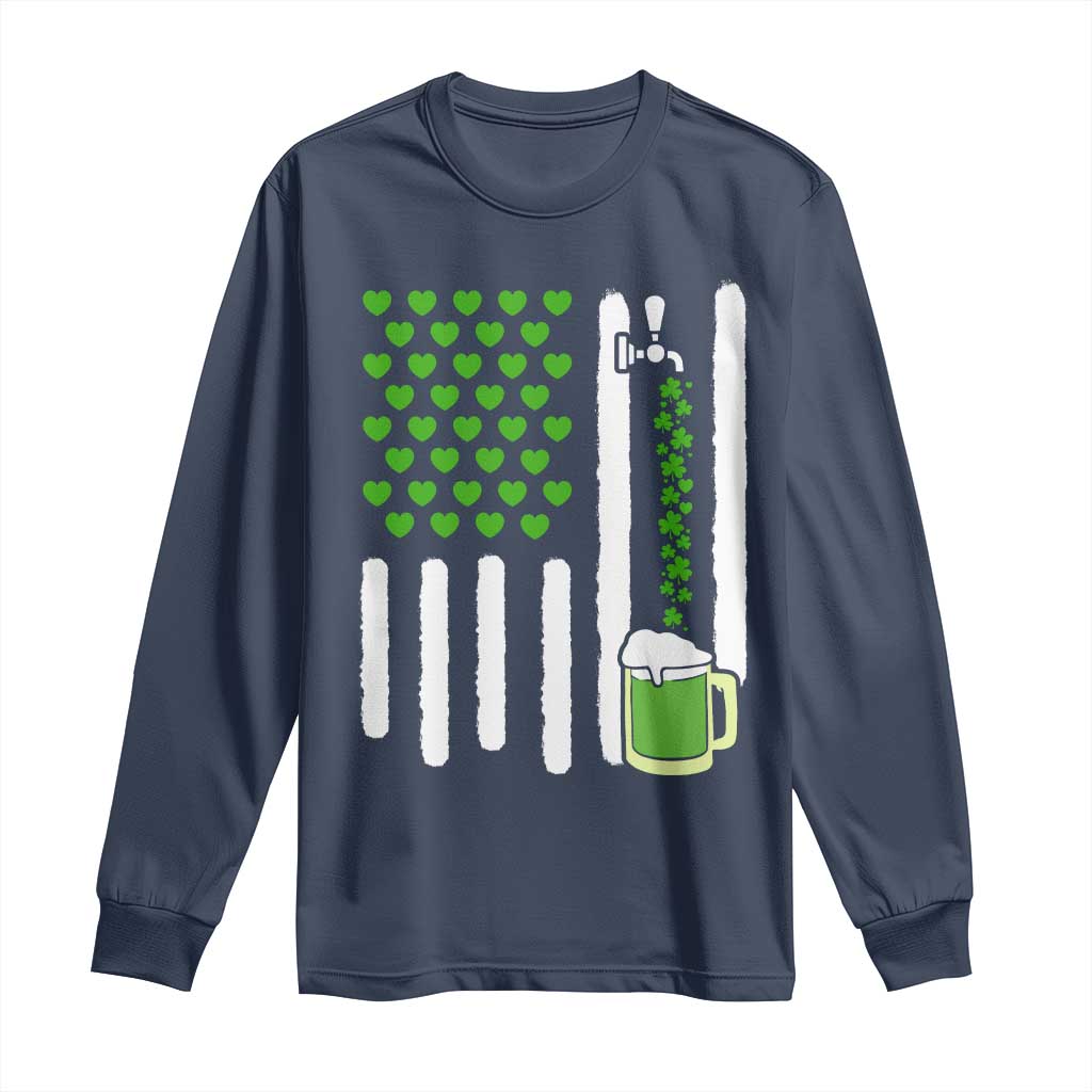 St Patricks Day Irish American Pride Gift Long Sleeve Shirt