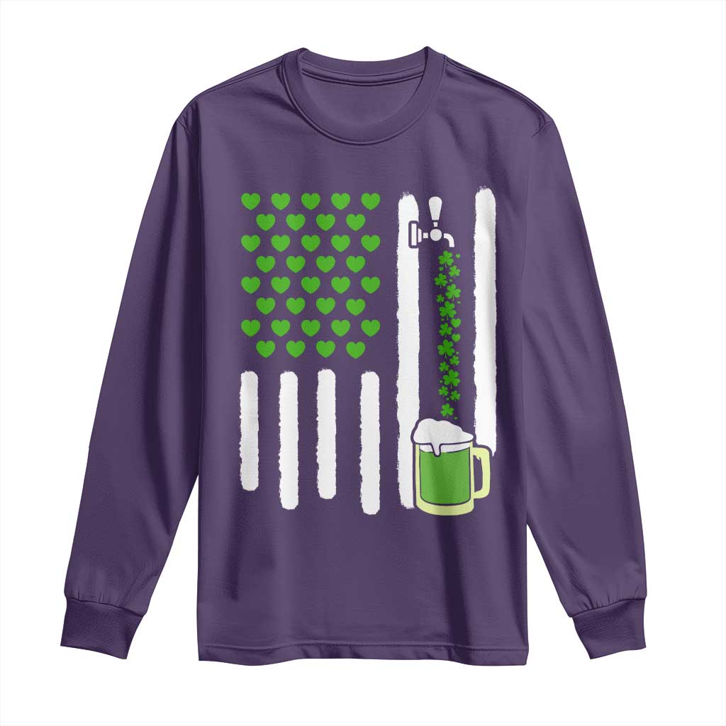 St Patricks Day Irish American Pride Gift Long Sleeve Shirt