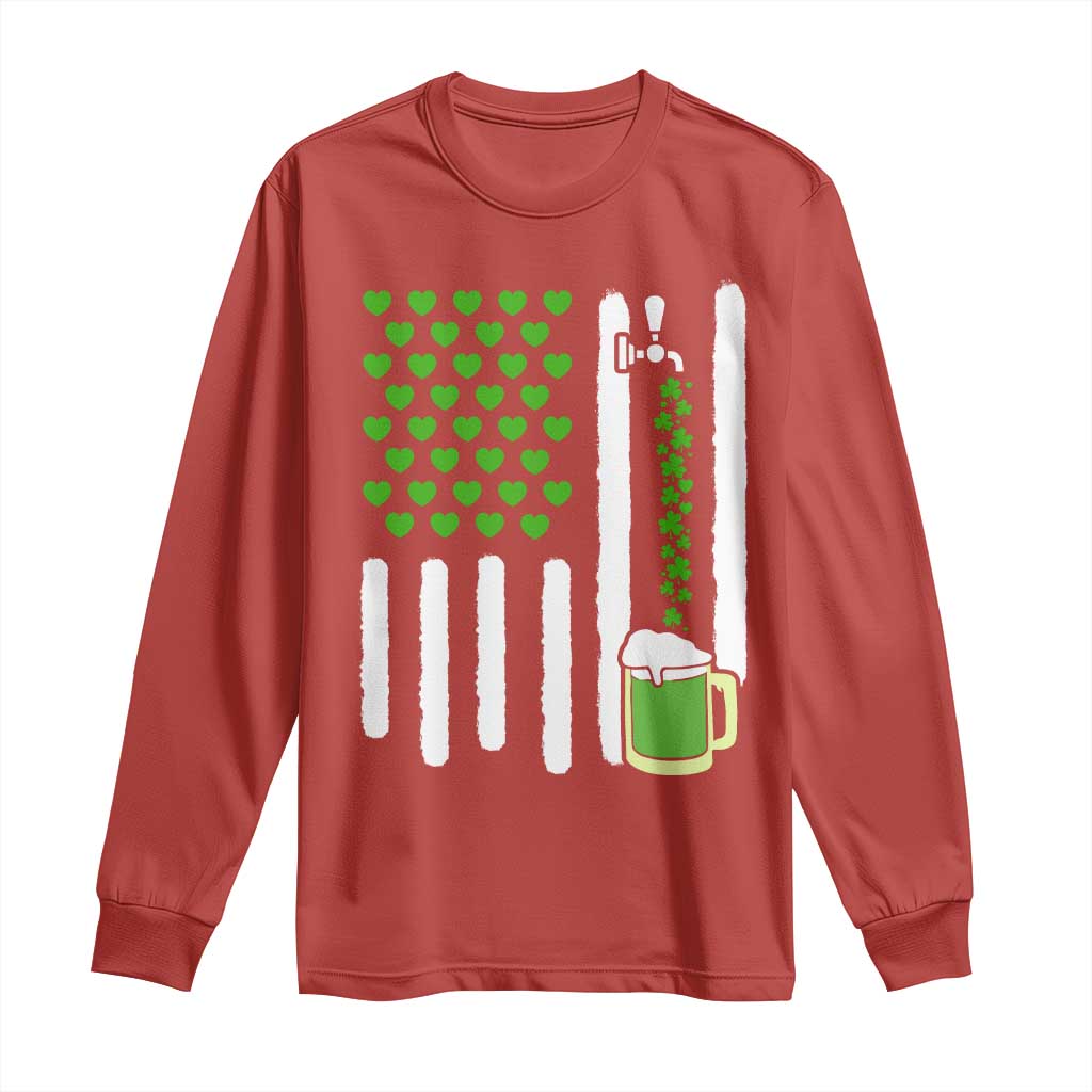 St Patricks Day Irish American Pride Gift Long Sleeve Shirt