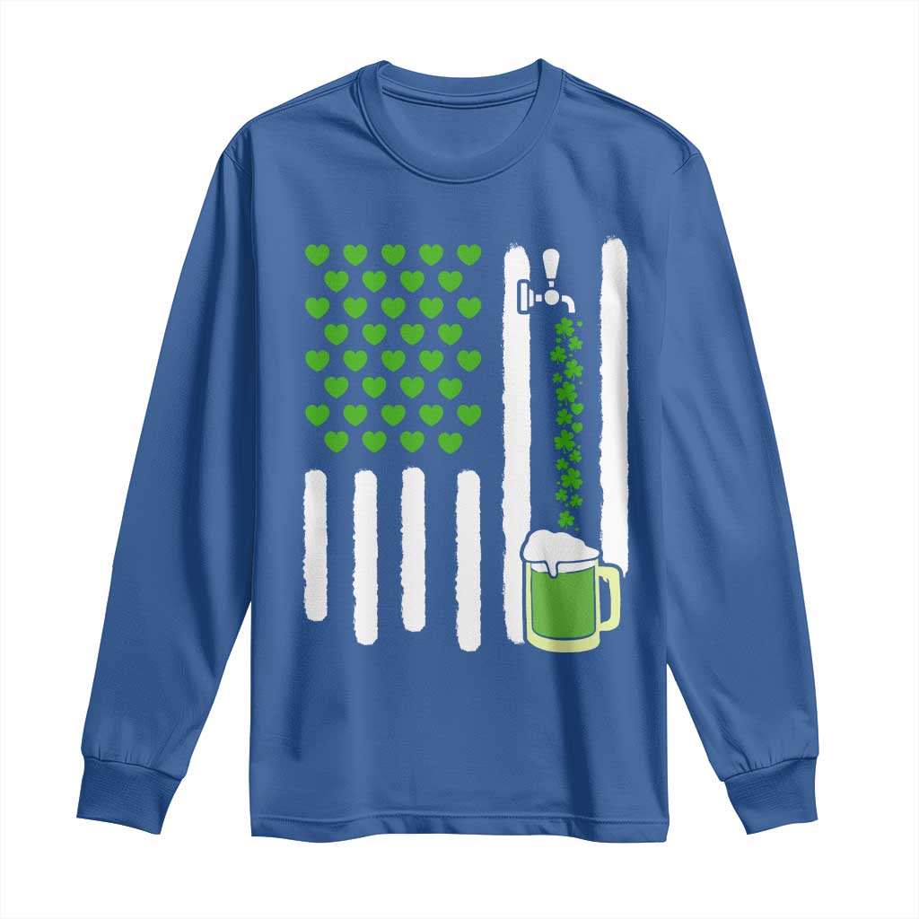 St Patricks Day Irish American Pride Gift Long Sleeve Shirt