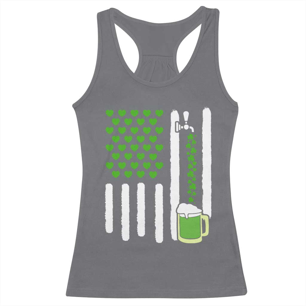 St Patricks Day Irish American Pride Gift Racerback Tank Top