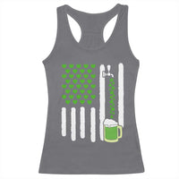St Patricks Day Irish American Pride Gift Racerback Tank Top