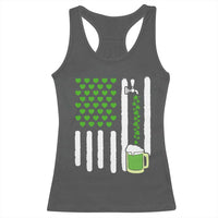 St Patricks Day Irish American Pride Gift Racerback Tank Top
