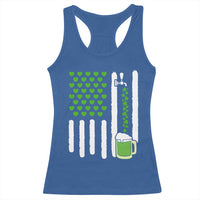 St Patricks Day Irish American Pride Gift Racerback Tank Top
