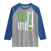 St Patricks Day Irish American Pride Gift Raglan Shirt