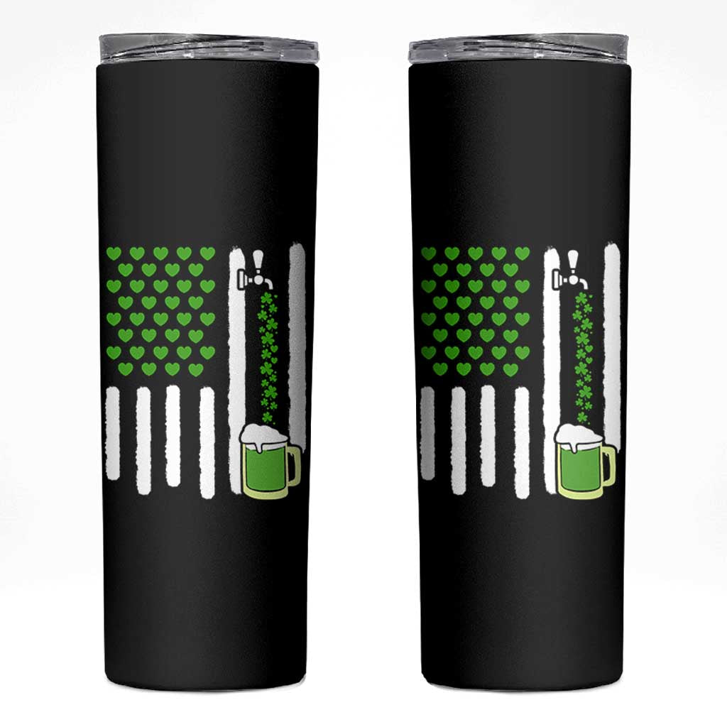 St Patricks Day Irish American Pride Gift Skinny Tumbler