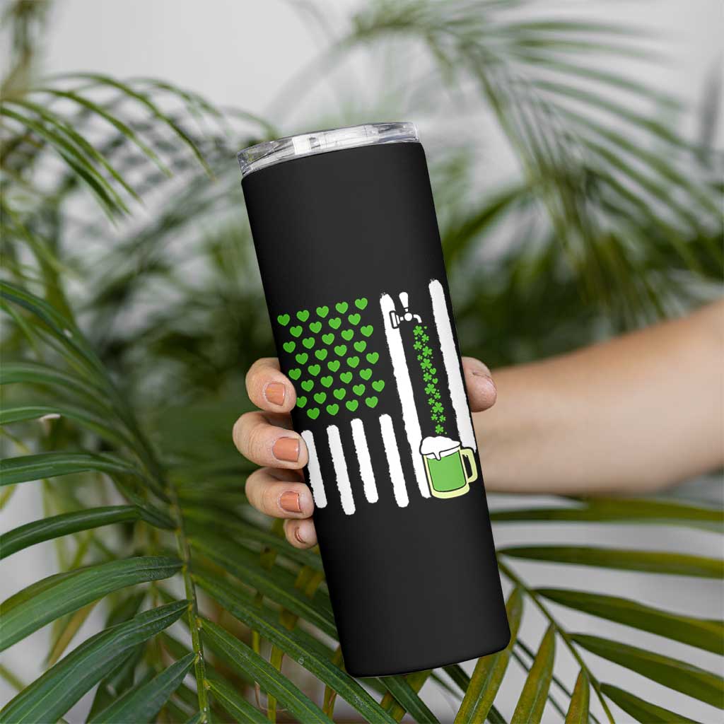 St Patricks Day Irish American Pride Gift Skinny Tumbler