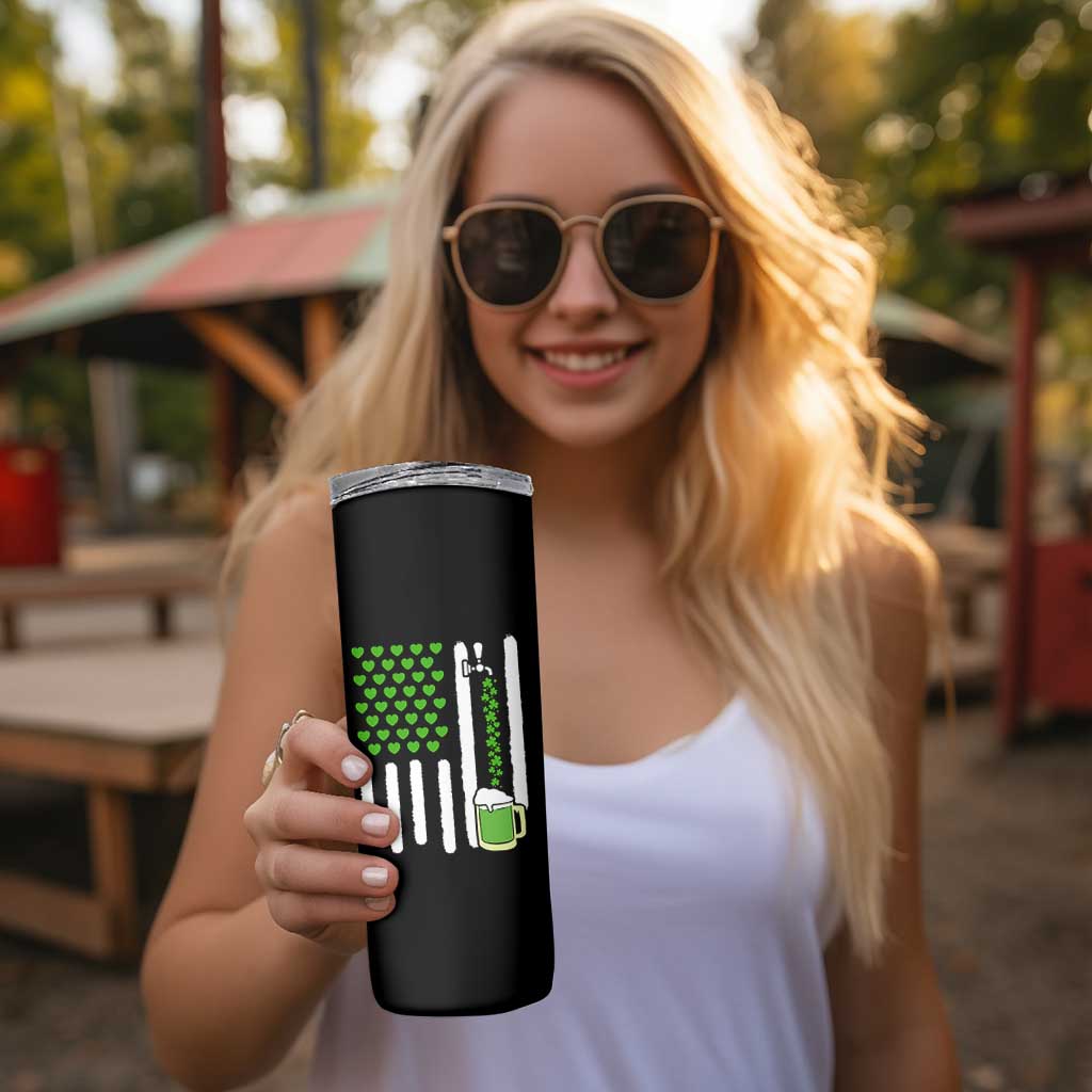 St Patricks Day Irish American Pride Gift Skinny Tumbler