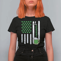 St Patricks Day Irish American Pride Gift T Shirt For Women