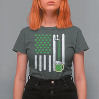 St Patricks Day Irish American Pride Gift T Shirt For Women