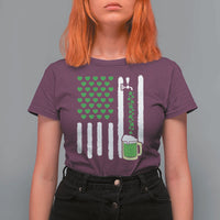 St Patricks Day Irish American Pride Gift T Shirt For Women